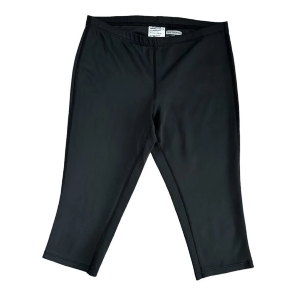 New Balance All Motion Women Biker Shorts Black Athletic Cycling Size M VG